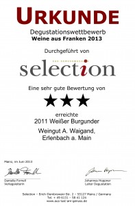 2011 Weißer Burgunder Spätlese